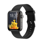 Sportowy Smartwach M1 Czarny Silikonowy Pasek Pomiar Tętna Temperatury Natlenienia