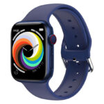 Nowoczesny Smartwach X8 MAx Granatowy Pasek Gumowy