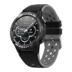 Sportowy Smartwatch M7C GPS Kompas Wysokościomierz Szaro-Czarny