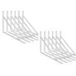 12x Starvast Kątownik Wsporniki do półek 90 STOPNI