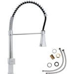 Nowoczesna Elastyczna bateria kuchenna stojąca LED