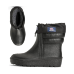 Damskie kalosze zimowe ocieplane wodoodporne czarne rozmiar 41
