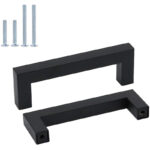 Komplet 5sztuk Uchwyty Meblowe Czarne 5x102mm