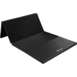 Materac gimnastyczny 4-częściowy 240 cm x 120 cm x 5 cm - czarny