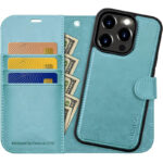Etui OCASE dla Iphone 15 PRO 6,1" Turkusowe