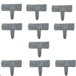 Granice ogrodowe obrzeże szary kamień 10sztuk