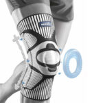 Orteza stabilizator kolana HX053 Szaro-czarny rozmiar S