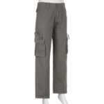 Damskie szare spodnie Cargo rozmiar M