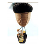 Składany pluszowy żołądź z wiewiórką