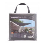 Żagiel przeciwsłoneczny ogrodowy 3,6 x 3,6 x 3,6 m szary