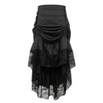 Czarna spódnica w gotyckim stylu rozmiar S/M