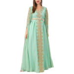 Elegancka szyfonowa sukienka maxi rozmiar L