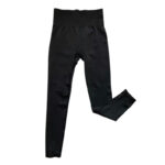 Damskie czarne legginsy sportowe rozmiar L