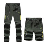 Męskie 2W1 spodnie/spodenki trekkingowe M