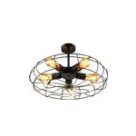 Lampa sufitowa w stylu industrialnym