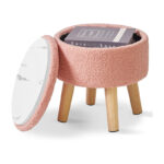 Uroczy Puf Tapicerowany Boucle