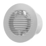 Wentylator łazienkowy z automatyczną żaluzją