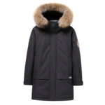 Kurtka męska zimowa puchowa długa