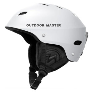 Kask narciarski sportowy biały rozmiar S 48-52 cm
