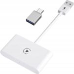 Bezprzewodowy Adapter CarPlay iOS USB 3.0 WIFI AUTO CONNECT Biały