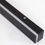 Nowoczesna lampa ścienna LED 80 cm z pilotem IP65 24W wodoodporna