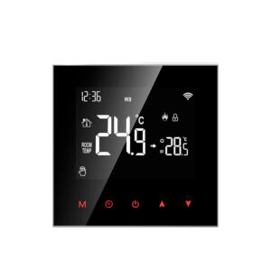 Nowoczesny termostat pokojowy dotykowy 230V WiFi