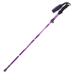Regulowany kij trekkingowy 110 cm teleskopowy amortyzacja składany