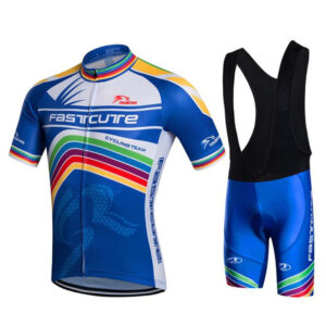 Strój rowerowy kolarski męski EU 5XL Krótka koszulka spodenki wkładka