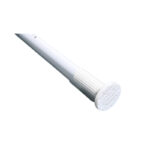 Rozpórka teleskopowa drążek rozporowy prysznicowy biały 92-127 cm