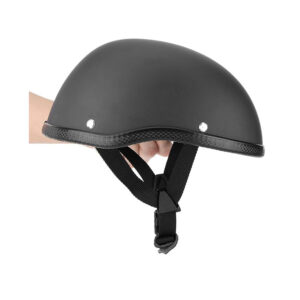 Kask rowerowy typu orzeszek matowy czarny rozmiar L 56–63 cm