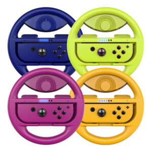 4 kolorowe kierownice do Joy-Con Wheel