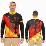 Koszulka rowerowa kolarska długi rękaw Niemiecka EU L