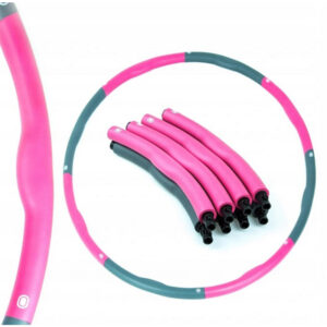 Hula hoop fitness z piankową powłoką i wypustkami masującymi 95 cm