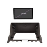 Ramka montażowa radia 2-DIN 9 cal ciemny brąz Mercedes-Benz C Klasa W204 2007–2014