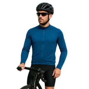 Koszulka rowerowa kolarska męska rozpinana L/XL długi rękaw