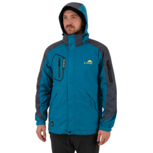 Turkusowo-szara kurtka trekkingowa męska L/XL