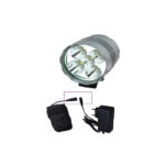 Mocna lampa rowerowa i czołówka 2w1 LED 8000 lm