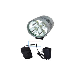 Mocna lampa rowerowa i czołówka 2w1 LED 8000 lm