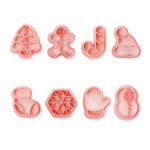 Zestaw 8 Foremek Świątecznych do Ciastek Boże Narodzenie