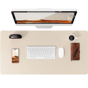 Elegancka podkładka na biurko 60×35 cm z trwałego materiału PU