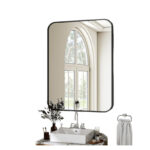 Nowoczesne lustro łazienkowe 91x61 cm pion/poziom