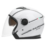 Kask motocyklowy otwarty z podwójną szybą L 56–62 cm