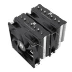 Chłodnica procesora CPU z dwoma wentylatorami