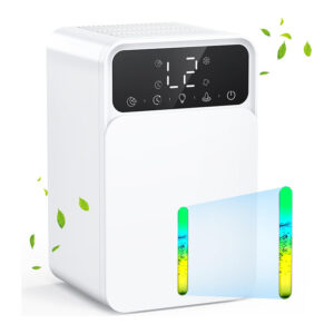 Przenośny osuszacz powietrza 1,5 L z wyświetlaczem LED i timerem