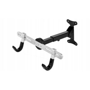 Wieszak rowerowy na ścianę regulowany z podwójnymi hakami