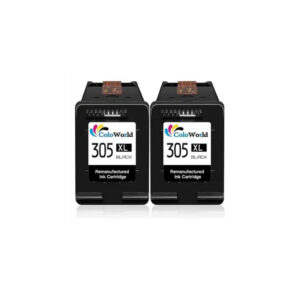 Zestaw dwóch czarnych tuszy XL 305 do drukarki
