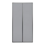 Moskitiera drzwiowa 90x210 cm w kolorze czarnym