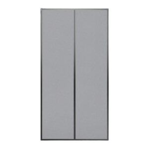 Moskitiera na drzwi 120x240 cm ochrona przed owadami czarna