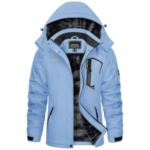 Kurtka damska outdoor niebieska ocieplana 3XL