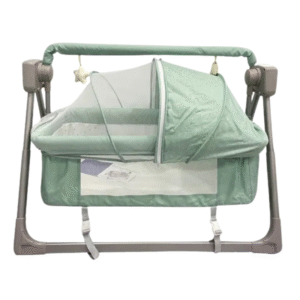 Kołyska łóżeczko elektryczne z pilotem bujak autoswing Moskitiera